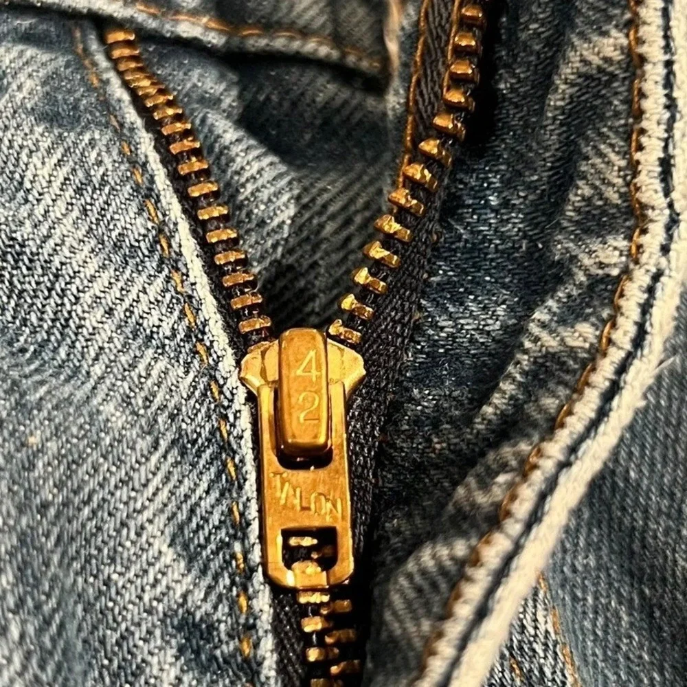 Vintage 1978 Levi's 519 Orange Tab Straight Leg‎ Jeans Blue Men's 32x33